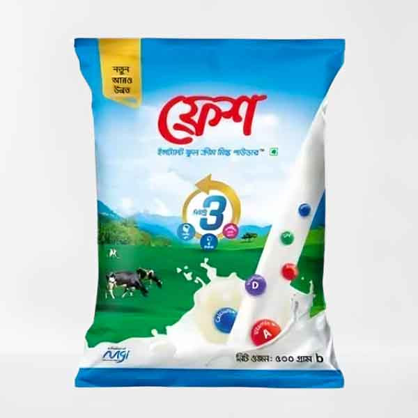 Fresh Instant Full Cream Milk Powder - ফ্রেশ ইনস্ট্যান্ট ফুল ক্রিম মিল্ক পাউডার