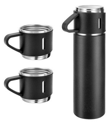 Stainless Steel Thermo 500ml/16.9oz Vacuum Insulated Bottle With Cup