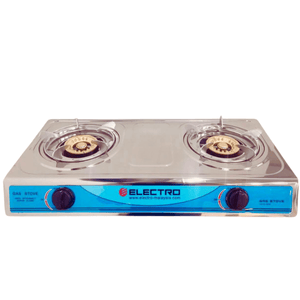 ELECTRO Double Burner  S S Gas Stove