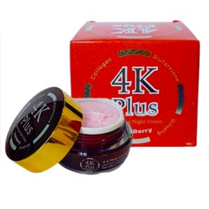 4K Plus 5X Goji Berry Whitening Night Cream 20 gm (Thailand) - Night Cream