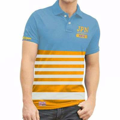 Sky blue Polo JPN T-shirt for man-20-Polo T shirt - Polo T Shirt Sky blue Polo JPN T-shirt for man-20-Polo T shirt - Polo T Shirt