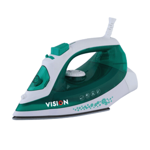 VISION Electronic Iron 1200Watt with Overheat and Burn Protection VIS-SEI-005 Green