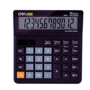 Deli TA - EM01120 Calculator Metal-12 Digits