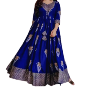 New Stylish Designed Gown 1Piece Long Kurti For Women