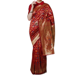 Stylish & Glorious Printed Silk Saree With Blouse Piece For Women