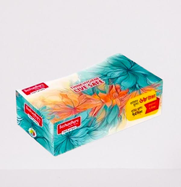 Bashundhara Facial Tissue 100X2 ply - (Facial Tissue Perfumed)