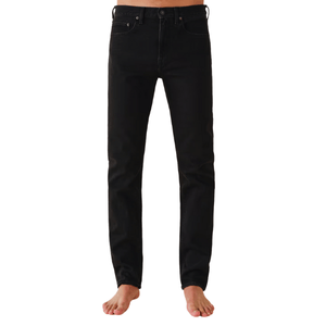 TM005 Tapered Black Jeans For Men's