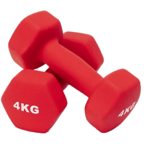 Premium Quality 4kg Vinyl Dumbbell 2 Pcs - Sports And Fitness