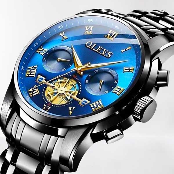 OLEVS 2859 Men s Quartz Wrist watch Fashion Business Stainless Steel Watch