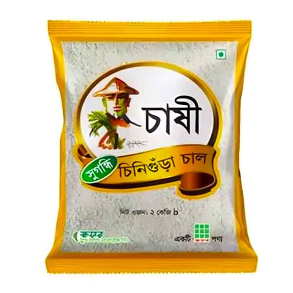 Chashi Aromatic Chinigura Rice-2kg (চাষি সুগন্ধি চিনিগুড়া চাল)