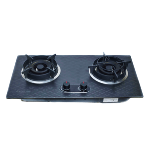 Electro Glass 1 Double Burner Gas Stove