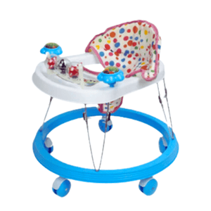 RFL Jim & Jolly 939294 Smile Baby Walker Cyan Blue & White