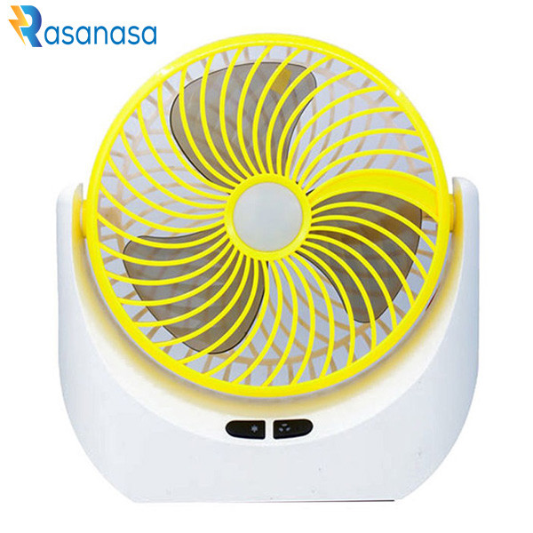 JY Super JY-1880 Rechargeable Mini Table Fan with LED Light,  চার্জার ফ্যান