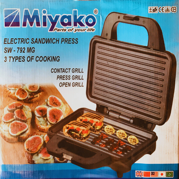 Miyako Big Size SW-792 Electric Sandwich Maker