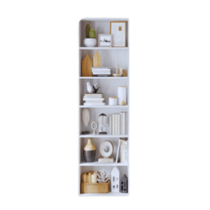 6-Tier Floor Standing Bookshelf Story High Bookshelf - Bookcases & Shelving