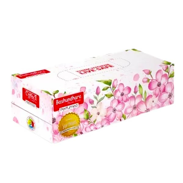 Bashundhara Facial Tissue Perfumed (120 X 2) ply - Bashundhara Tissue