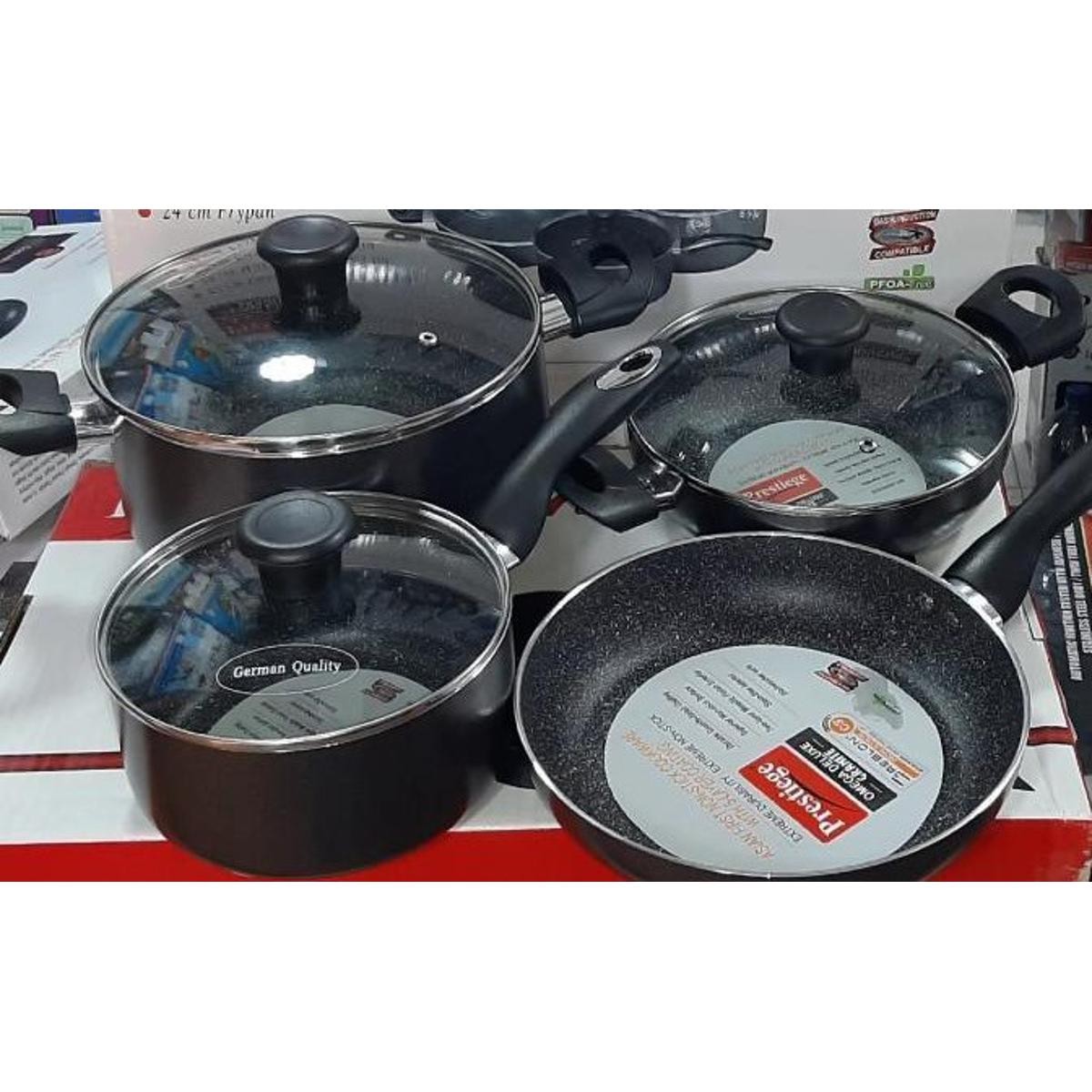 Prestige 7 Piece Non-Stick Cast Aluminum Cookware sets|