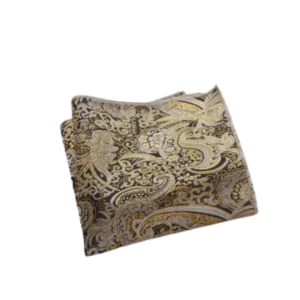 Luxury Polyester Yarn Handkerchief Paisley Suit Pocket Square For Men's