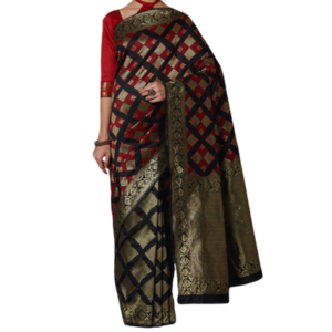 Stylish & Glorious Printed Silk Saree With Blouse Piece For Women