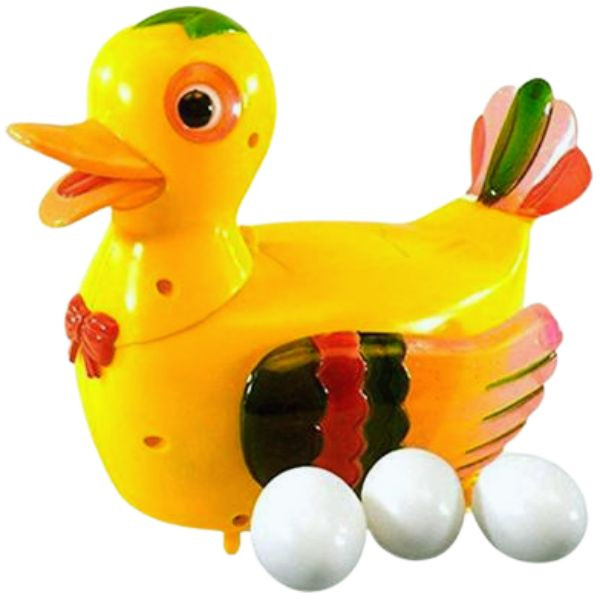 Battery Operated Happy Duck Lay An Egg Toy For Kids With Light and Music