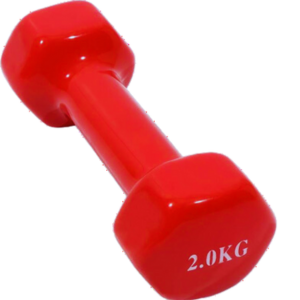 Premium Quality 2kg Vinyl Dumbbell 1 Pcs - Sports And Fitness