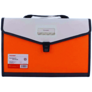 Tranbo Plastic Expanding Bag File Folder With 13 Section Pockets