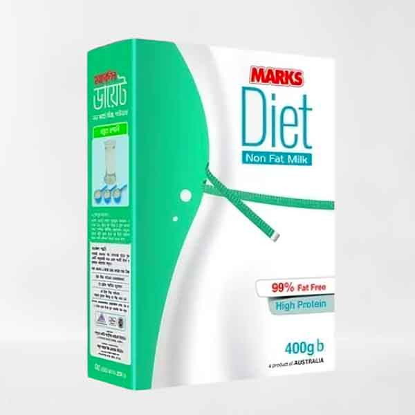 Marks Diet Non Fat Milk Powder - মার্কস ডায়েট নন ফ্যাট মিল্ক পাউডার