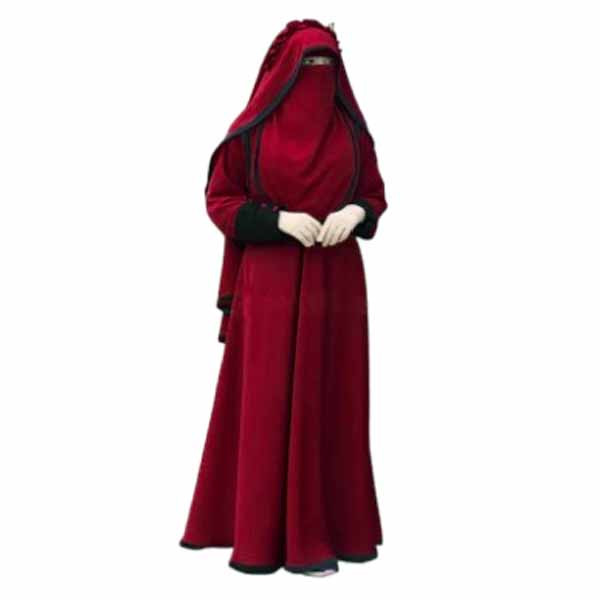 Mohuya High-Quality Borkha Set, Dubai Charry Fabric Abaya BurKa For Muslim Women