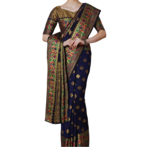 Stylish & Glorious Printed Silk Saree With Blouse Piece For Women