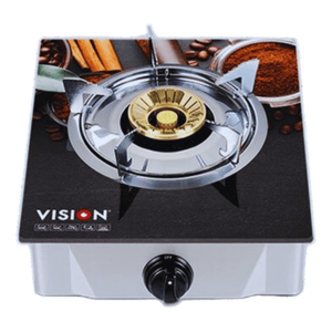 VISION LPG Single Chocolate 3D - 892724 Glass Gas Stove