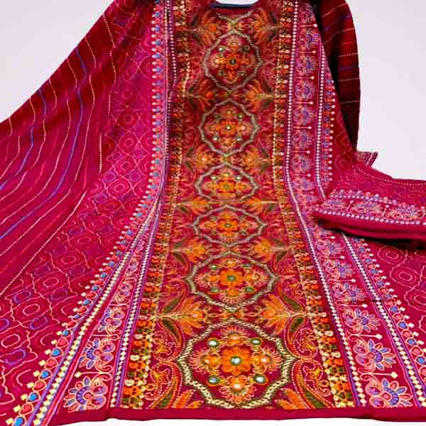 Stitched Cotton Printed Salwar Kameez For Women - 3 Piece Dress