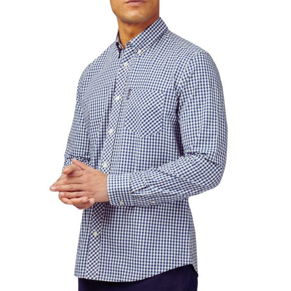 Long Sleeve Gingham Shirt