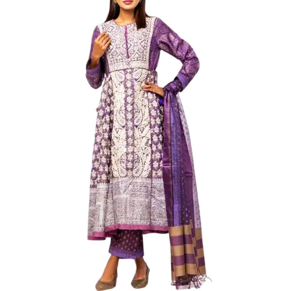 Purple Color Beauty Theme Shalwar Kameez