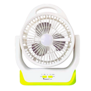 JOYKALY YG-729 Portable Rechargeable LED Light AC-AD Electronic Fan - 8 inch