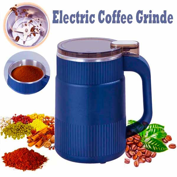 Electric Coffee Grinder,Electric Spice Grinder Fine Powder,Smart Multipurpose Coffee Electric Grinder Machine