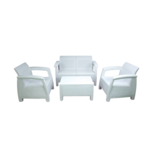 Caino Sofa 4 Pcs Set W O Foam -Caino Sofa White