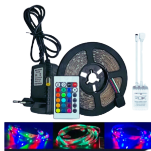 Rgb Remote Control Led Strip Light -16 Feet