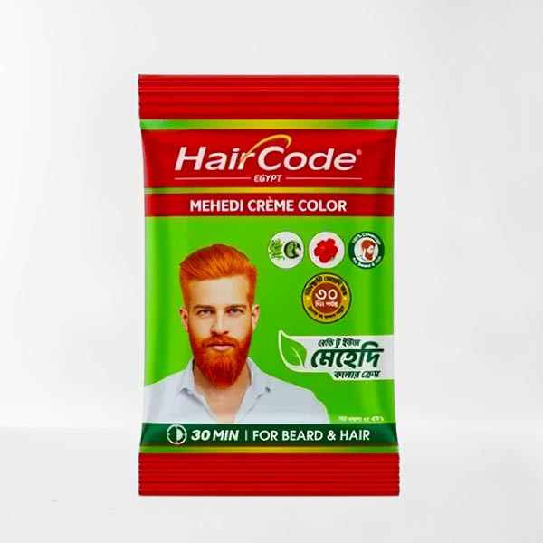 Haircode Egypt Mehedi Creme Color (Hair & Beard) | Haircode Egypt Mehedi Creme Color