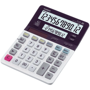 Casio DV-220 Dual Display Desktop Calculator