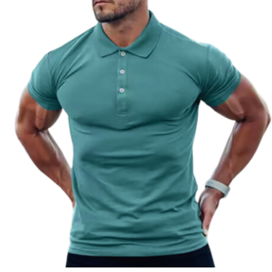 New Casual Polo Shirt Men's Short Sleeve