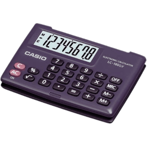 Casio LC-160LV Portable Type 8 Digit Calculator