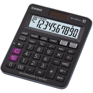 Casio MJ-100DPLUS-W-DP-W Check and Recheck Desktop Calculator