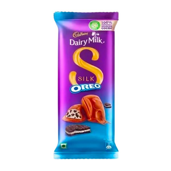 Cadbury Dairy Milk Silk Oreo Chocolate Bar - Dairy Milk(130gm)