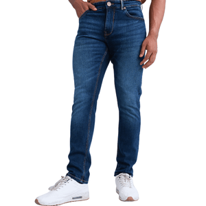 Blue Selvedge Hipster Fit Jeans For Men's