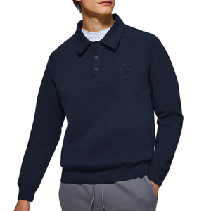 Navy-Blue Polo Sweatshirt Gorka