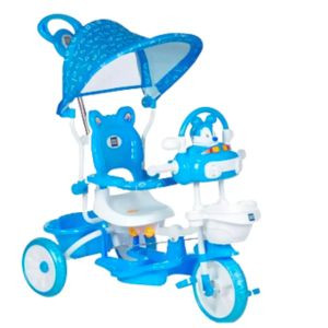 Micky Baby Tricycle with Adjustable Seat and Parent Control Handle