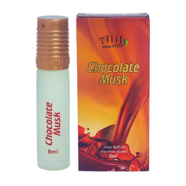 Alif Chocolate Musk Attar | চকলেট মাস্ক আতর - 8 ml