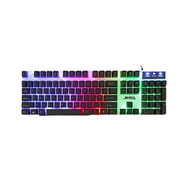 Jedel Lighting Wired keyboard Bangladesh K500 White Glow Keyboard