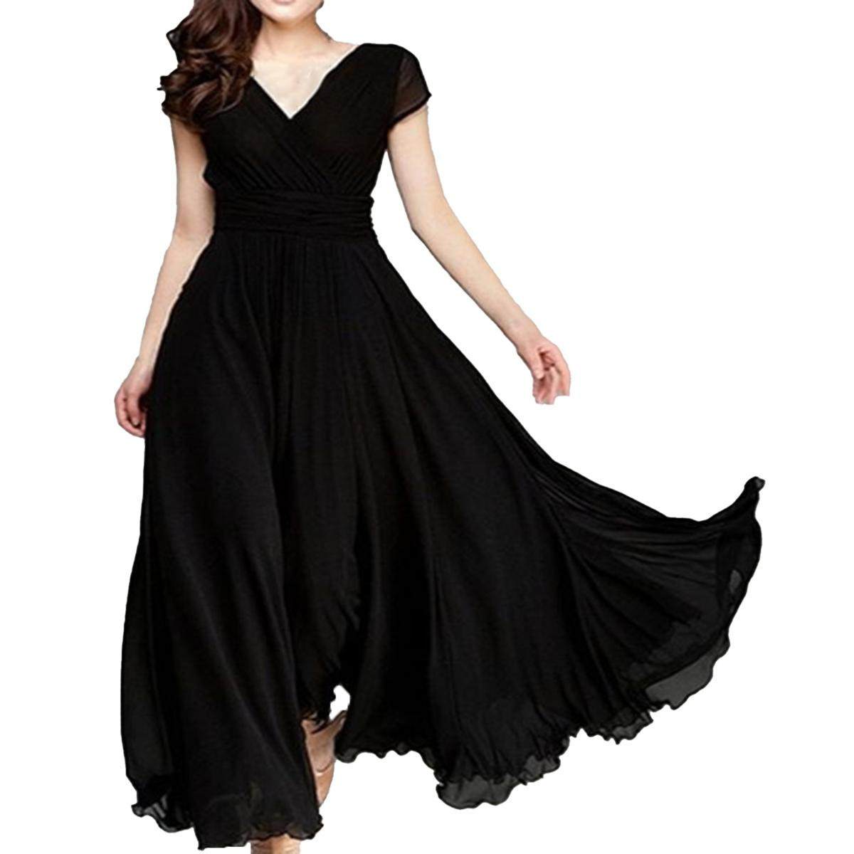 Fashion Dress Pullover Casual Female Comforle Maxi Dress