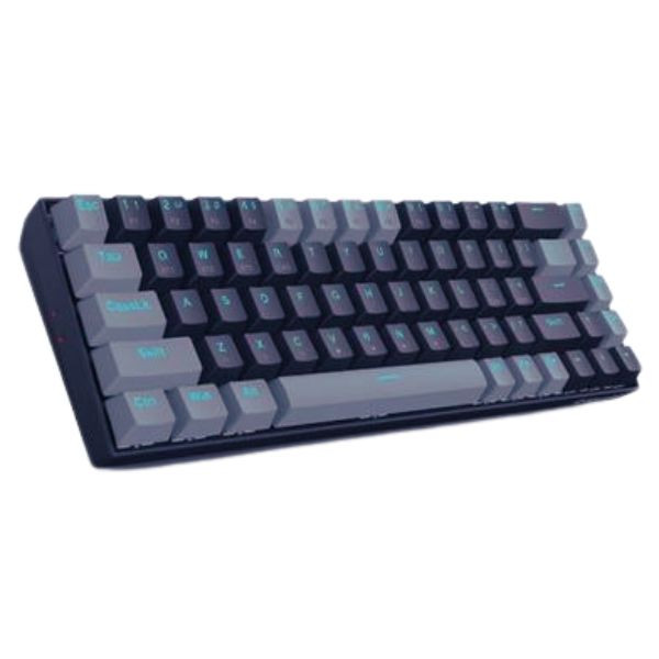 Redragon K662 Black - Grey Gwern No-Backlit Gaming Mechanical Keyboard - Redragon